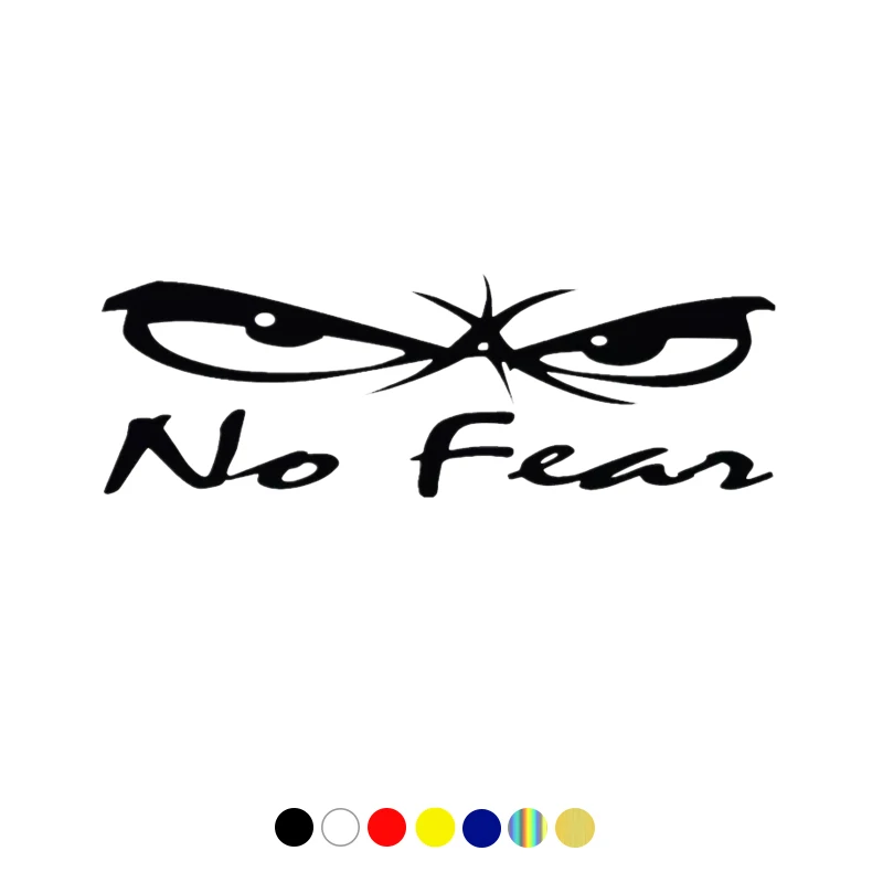 

CS-10112# no fear funny vinyl car sticker waterproof car decal stickers on car truck bumper rear window laptop