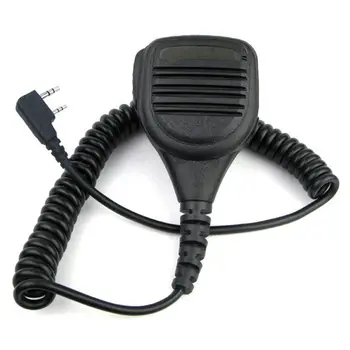 

Heavy Duty Speaker Microphone Mic PTT IP54 Waterproof for Kenwood Baofeng HYT Hytera Two Way Radio UV-5R TK-3302 GT-3 BF888S