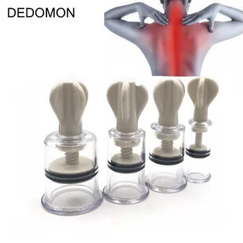 

1 Pc 4 Sizes Vacuum Twist Rotary Cupping Professional Nipple Enlargement NO Pump Suction Enlarger Body Cupping Plastic