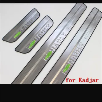 

Car-covers Stainless Steel Door Sill Scuff Plate Guard Stainless Door Sill For Renault Kadjar 2015 2016 2017 2018 Car styling