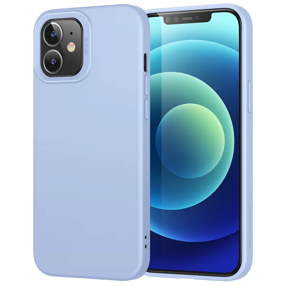 ESR Case for iPhone 12 Pro Max 5G Liquid Silicone Rubber Case for iPhone 12 Mini Soft Yippee Cover Cloud Case for iPhone 12 Pro iphone 12 pro max phone case