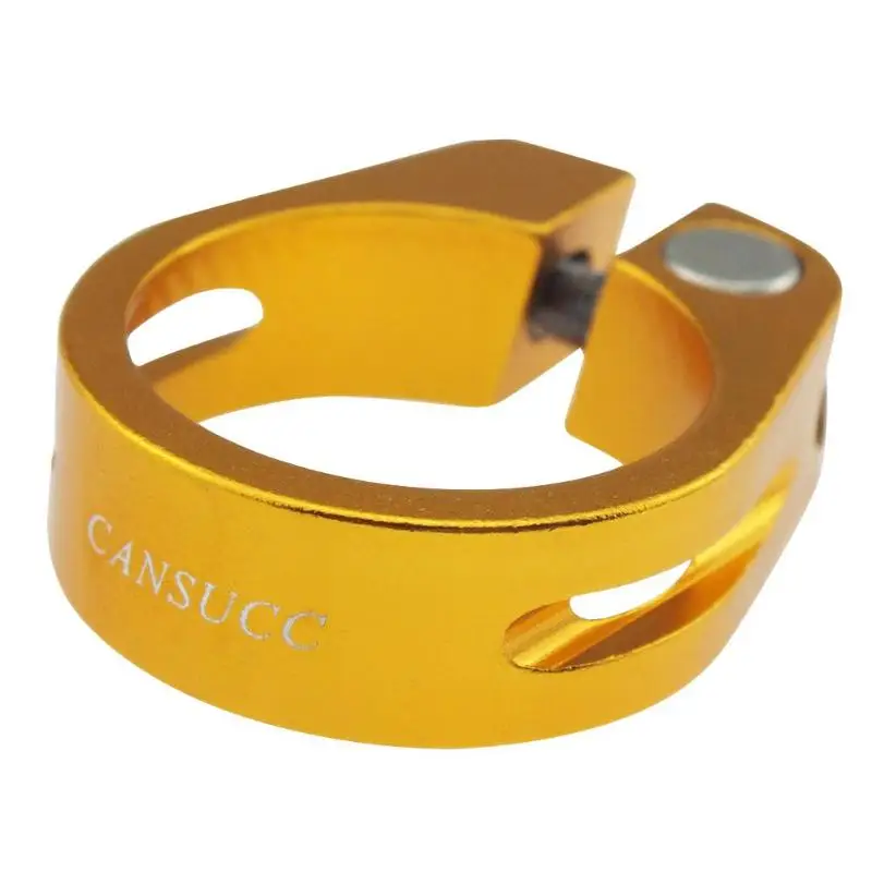 CANSUCC 31.8/34.9mm Bicycle Quick Release Seatpost Clamp MTB Seat Post Clip