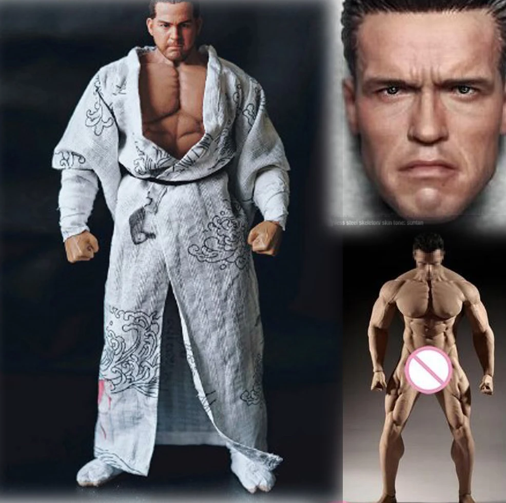 

1/6 Scale Ancient warrior Robe Bathrobe Fit 12" M35 muscle body Figure Model 12" Action Figure Male Body figure Model Toys