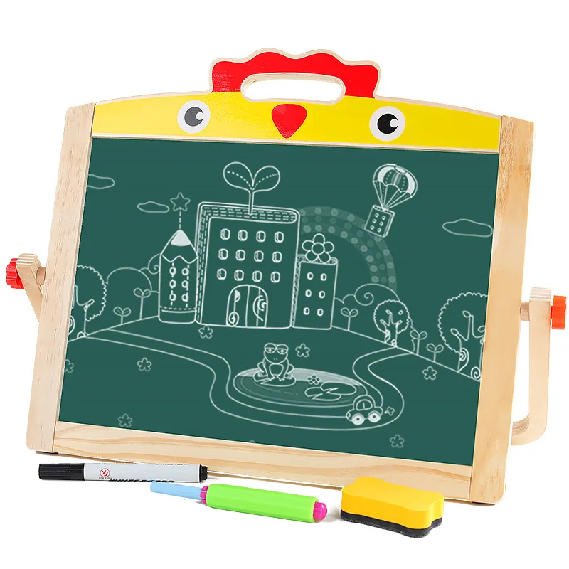 

White And Green Version Chickens Drawing Board Joypin Children Toy Magnet Set Wipable Drawing Board Stimulate Item Creativity