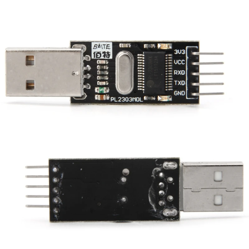 Авто USB преобразователя постоянного тока конвертер адаптер 5В 3,3 Выход для RS232 ttl PL2303HX