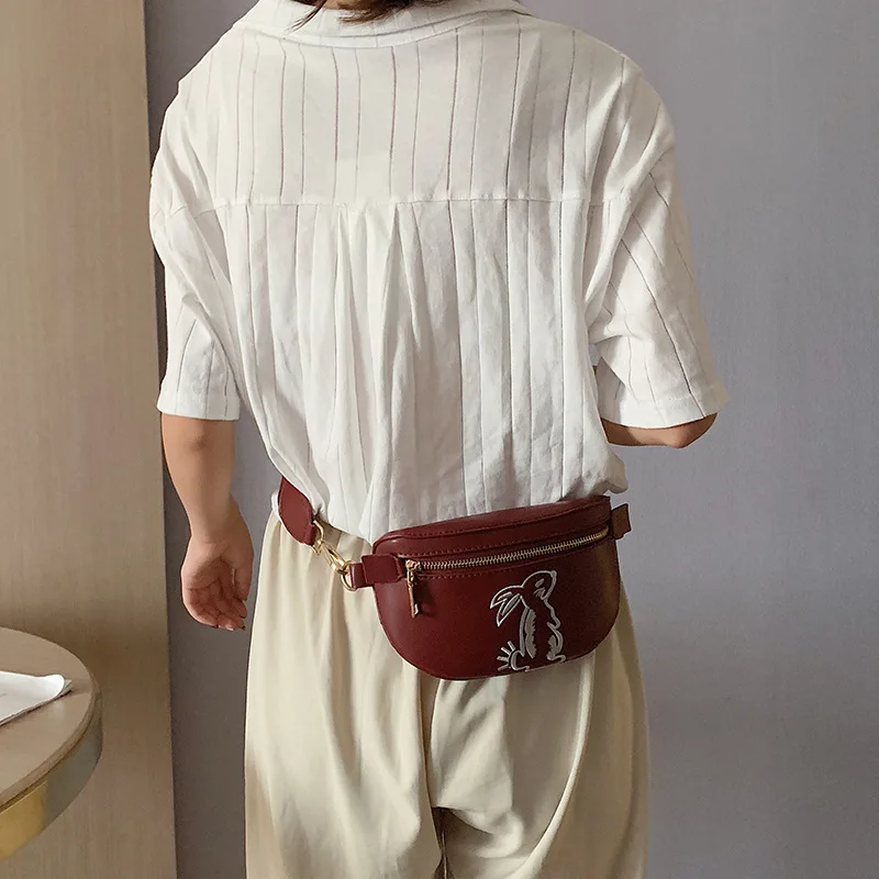 

New Arrival Bag Women's 2019 Summer Western Style Bag New Style Fashion Korean-style Versatile Shoulder Bag Fashion Chest Pack D