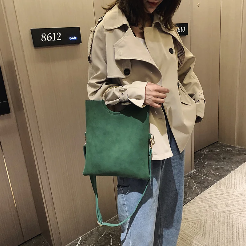 

Europe And America Non-mainstream Circular Ring Portable Shoulder Bag Fashion Folding WOMEN'S Bag Two-Piece Set Picture Oblique