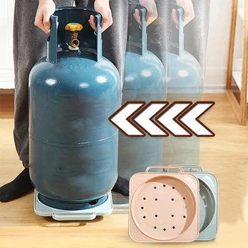 

Newly Multifunctional Movable Base Universal Carriage Dolly Roller with 5 Wheels for Gas Bottle Flower Pot