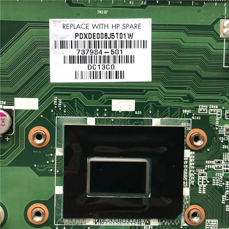 Для hp павильон 15-N015TX материнская плата 737984-001/501 DA0U81MB6C0 работы