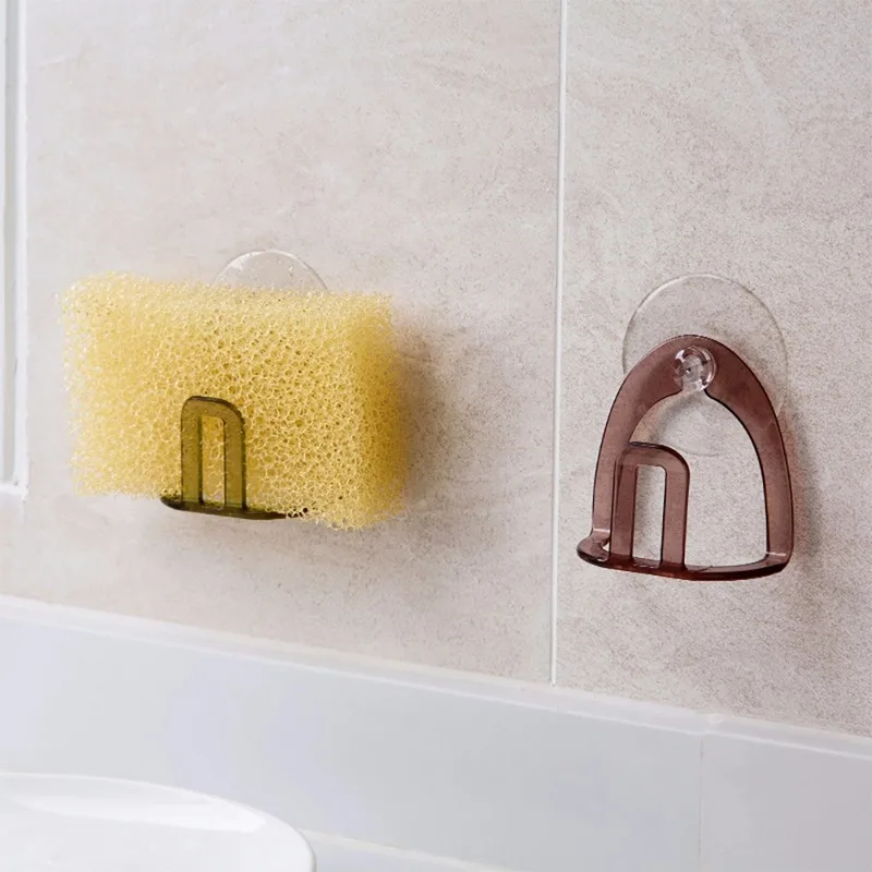 Kitchen Storage Rack Kitchen Suction Cup Sink Drain Rack Sponge Storage Holder Kitchen Sink Soap Rack Drainer Bathroom Accessories