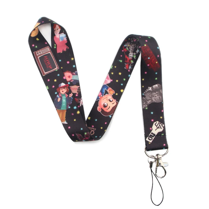 PC211 странные вещи tv Lanyards держатель удостоверения личности ID карта пройти Мобильный телефон ремни значок брелок для ключей