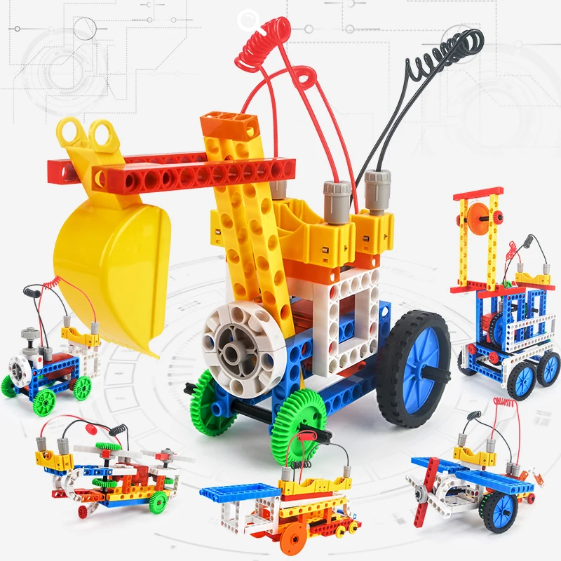 

12 in 1 Technic Machine Building Blocks Compatible with LegoED Construction Technic Parts Science Enlighten Toys For Children