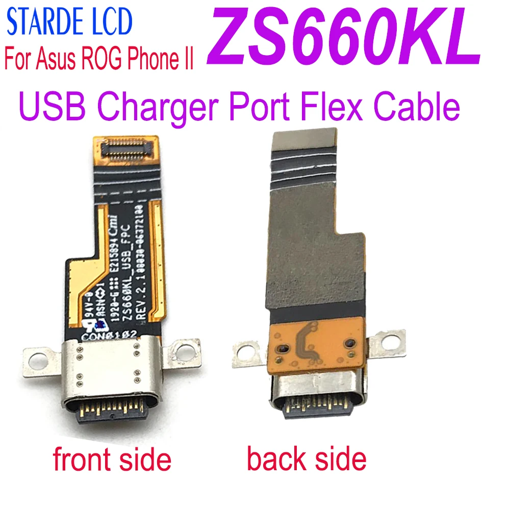 

Starde For ASUS ROG Phone 2 USB Charger Dock Charging Port Connector Flex Cable ROG Phone II ROG2 ZS660KL Screen Parts
