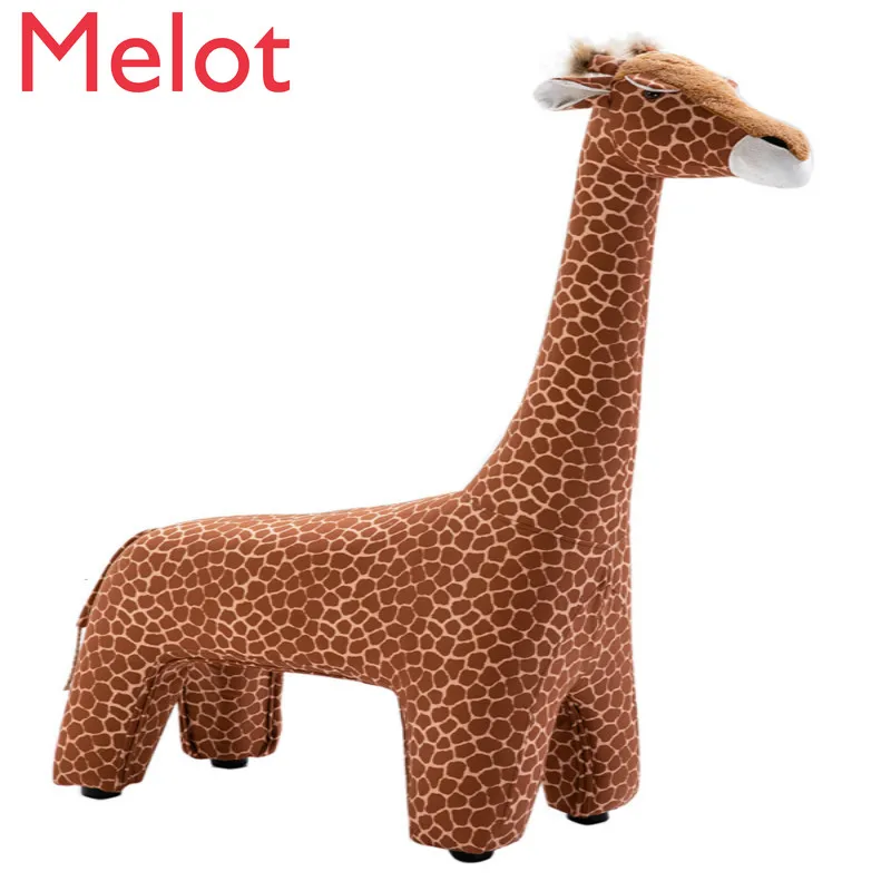 

Large Originality Giraffe Stool Northern Europe Style Designer Furniture Sit Stool Low Stool Decorate Ornament Gift
