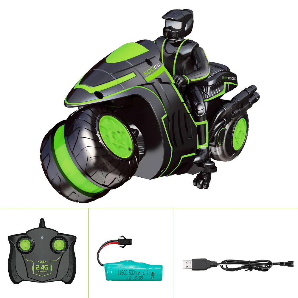 RC трюк автомобиль мотоцикл 2,4 ГГц 3D вращающийся дрейф трюк автомобиль гоночный мотоцикл электрический пульт дистанционного управления мотоцикл игрушки для детей