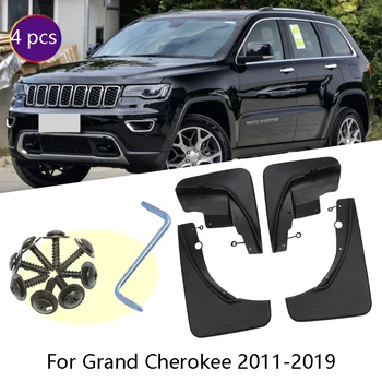 

Set of 4 car Front and Rear Splash Guard Mud Flaps mudguards fender For jeep Grand Cherokee 2011-2019 Accessories