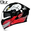 Casque de Moto rcycle à rabat, à Double objectif, complet