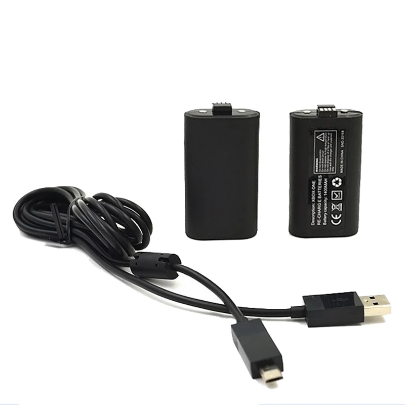 

1400mAh Rechargeable Battery With 2.75M USB Charging Cable For XBOX ONE Wireless Game Controller Gamepad Batteries