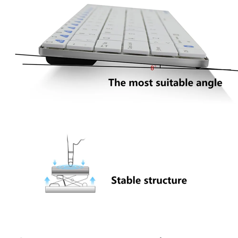 wireless keyboard rechargeable
