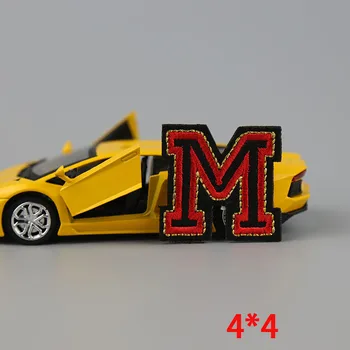 

M patches for clothes hot melt adhesive badge 1pcs applique embroidery blossom Cartoon accessories