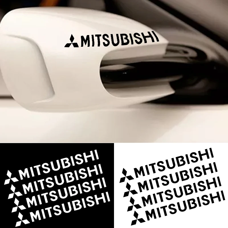 

4pcs Car Door Handle Sticker Decal Sticker Decoration For Mitsubishis ASX Lancer Pajero Outlander L200 EVO Lancer EX Pajero