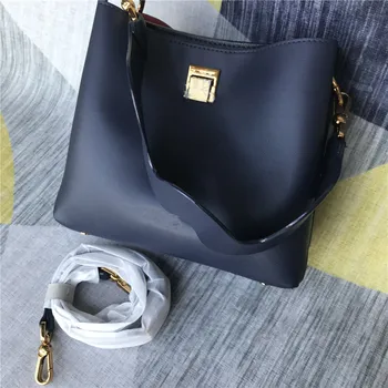 

brand Designer Wave bucket bag women Leather Handbags female shoulder Crossbody bags tote bags woman Messenger Bag dames tassen