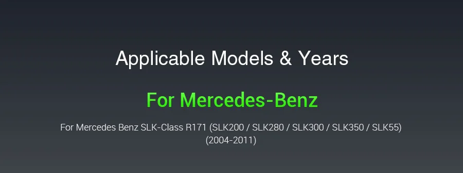 Sale 8" Android 9.0 OS Car Navigation GPS Radio for Mercedes-Benz SLK-Class R171 2004-2011 (SLK200 SLK280 SLK300 SLK350 SLK55 AMG) 3