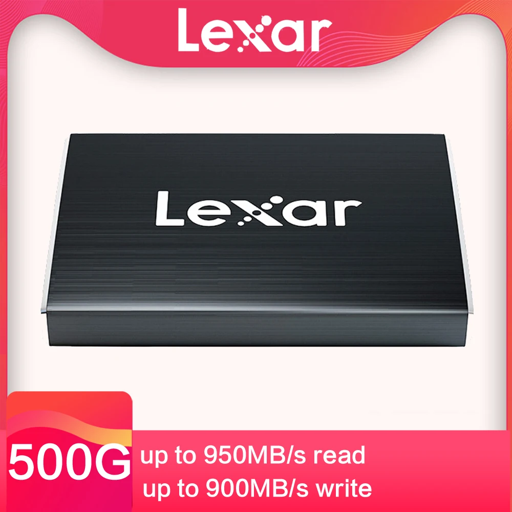 Lexar Оригинальный профессиональный SL100Pro портативный SSD USB 3 1 disco duro externo 950 МБ/с. 500GB