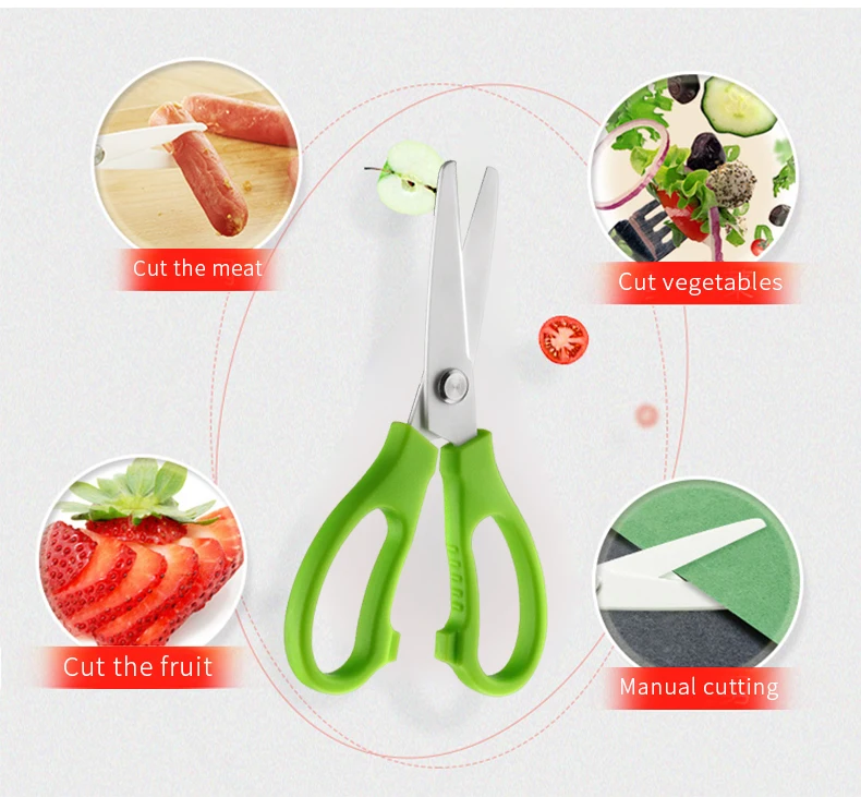 Травяные ножницы из нержавеющей стали кухонные инструменты пищевые добавки ножницы травяные ножницы