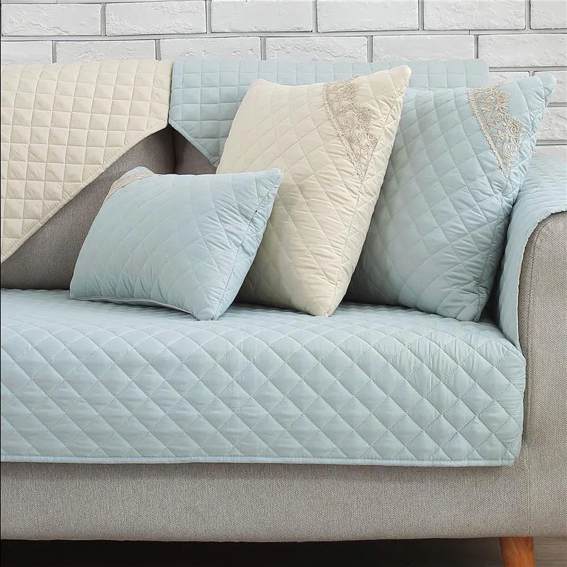 

Sofa Cushion Set Four Seasons Universal Fabric Slip Mat Minimalist Modern Sofa Cover All Edges Included Case Sofa Slipcover Full