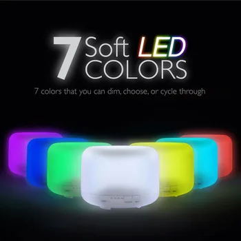 

Remote Control Aromatic Humidifier Colorful Color 500ml Capacity Low Power Consumption High Efficiency Aromatic Machine