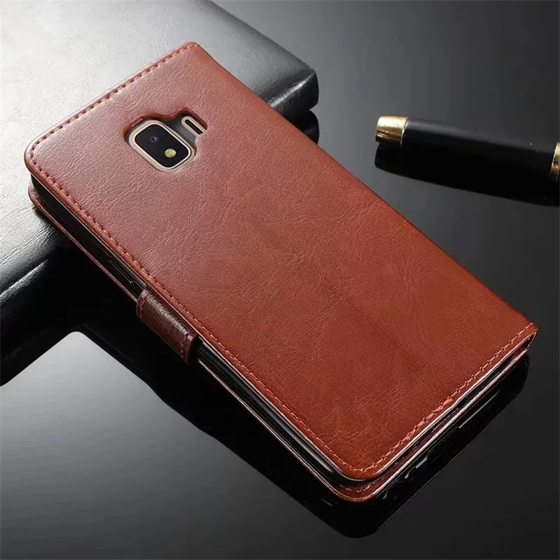 Винтаж кожаный чехол для Samsung Galaxy A3 A5 A7 J2 J3 J5 J7 J4 J6 A9 A8 A6 плюс A2 обмотка сердечника бумажник чехол-книжка с откидной крышкой
