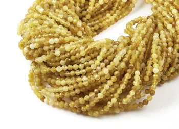 

Faceted Gemstone Beads - Yellow Opal Beads - 15.7" / 114PCS /1 Strand - 3.7x3.7mm - Gemstone Beads - NS1010A