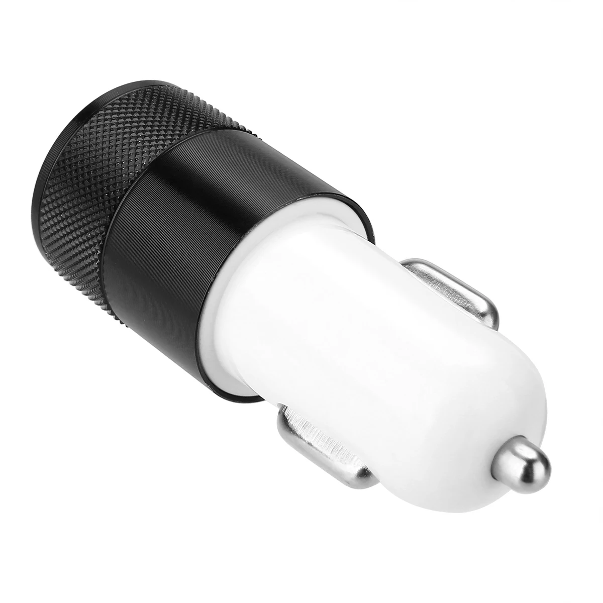 New Compatible DC 12-24V 2.1A 1.0A Aluminium Dual USB-port USB Universal Car Charger Adapter Suitable For i-phone6/6s/5