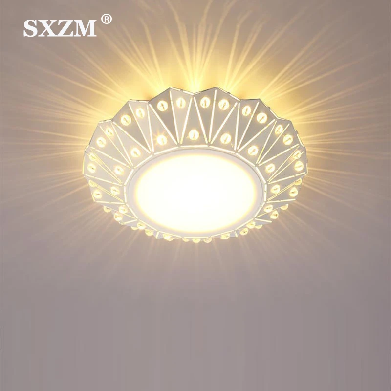 

Modern Bedroom LED Ceiling Light Round 5W 20CM Ceiling Lamps In The Hallway Flush Mount Ceiling Light