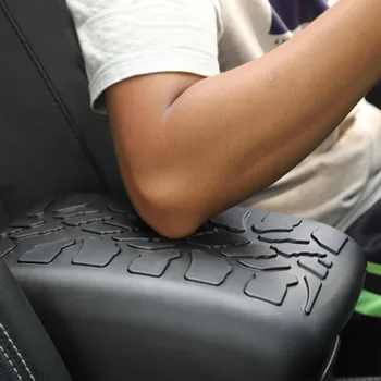

1pc Armrest Cover Center Console Black For Jeep Gladiator JT 2020 Durable