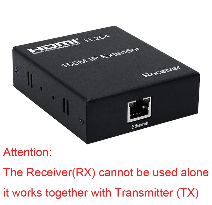 150 м IP HDMI удлинитель через сеть RJ45 Cat5e CAT6 Ethernet кабель удлинитель передатчик приемник 1 TX до 50 RX 1080P DVD ПК к ТВ - Цвет: 1 RX