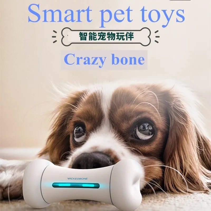Dog Interactive Toys Smart Pet Emotional Bone Toy Pet Supplies Smart Crazy  Bone Dog Chew Toy Silicone Wheels Remote Control - Dog Toys - AliExpress