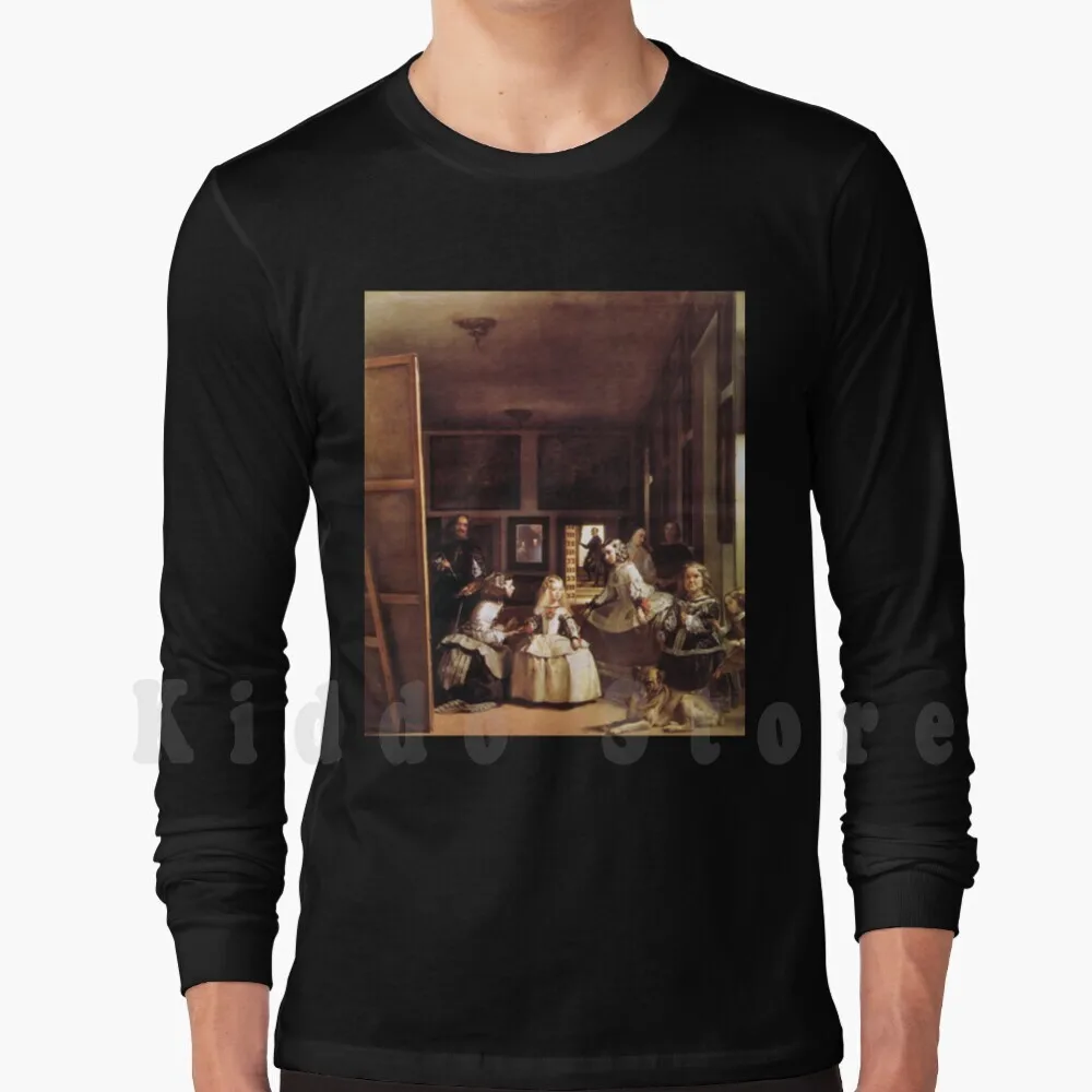 

Las Meninas By Velazquez hoodies long sleeve Baroque Famous Painting Famous Picture Spanish Painting Classic