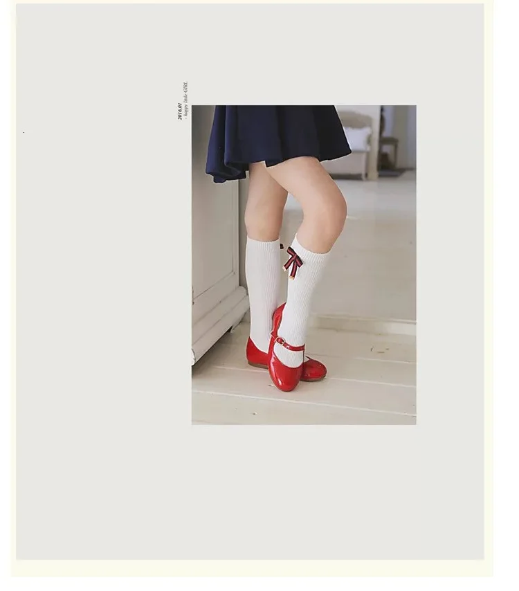 Школьные носки с защитой от ветра весенне-осенне-зимние хлопковые кружевные детские дышащие носки с двойной иглой От 1 до 8 лет однотонные носки для маленьких девочек, 3 цвета