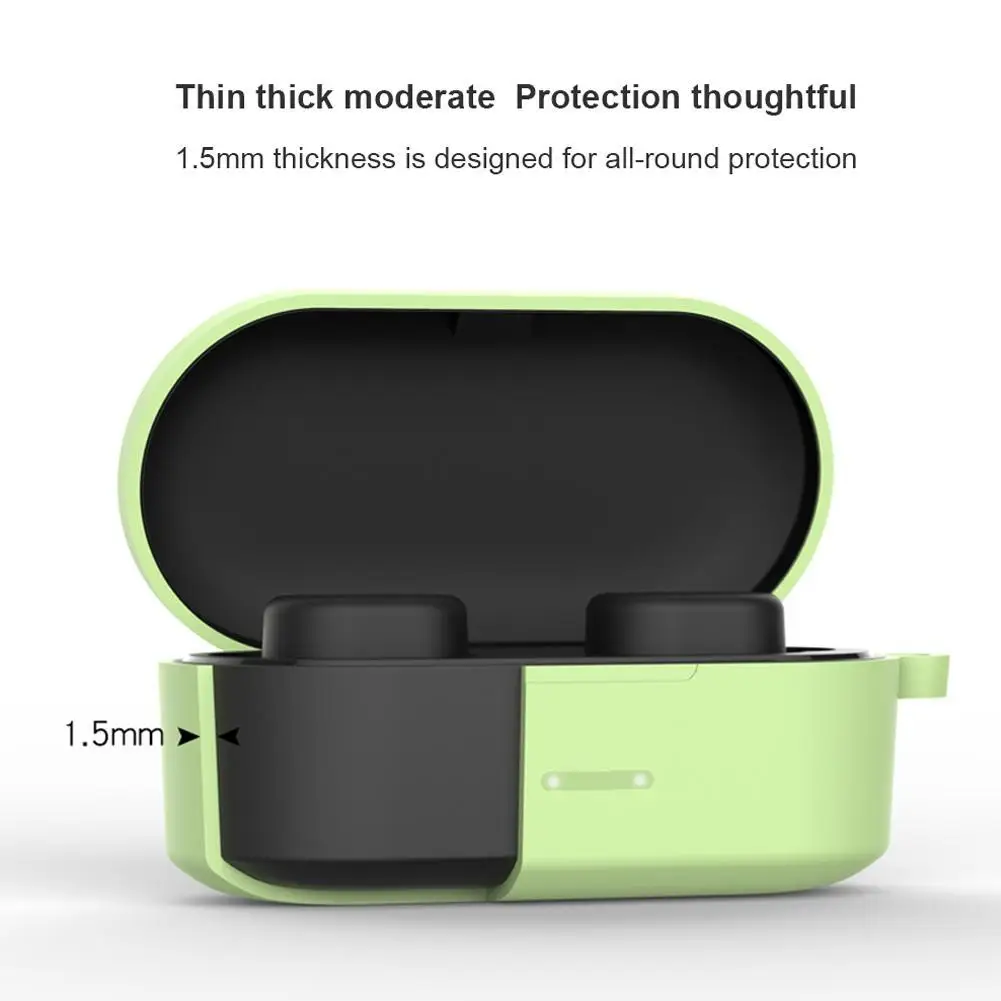 Силиконовый чехол для QCY T1/QS2, настоящие беспроводные Bluetooth наушники, Противоударные Защитные Сумки T1S 5,0, чехол для кожи, чехол для зарядки