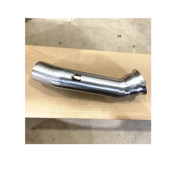 51/70mm Mid Pipe for Ducati Hypermotard 821 Motorcycle Exhaust Pipe Middle Link Pipe Reserve Catalyst Stainless Steel Pipe - - Racext 9