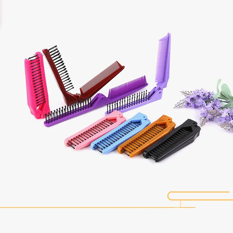 Складной карманный зажим для волос мужчин и женщин 1 шт. расческа усов бороды