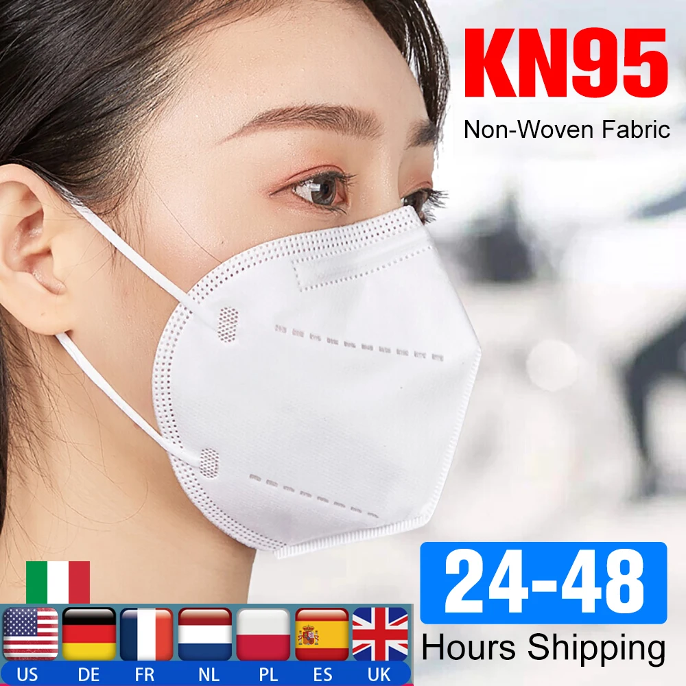 

Fast shipping Reusable Anti- virus KN95 Protective Face Mask 4 Layers Mouth Cover Pm2.5 Anti-Dust Masks Protective Filter Masks