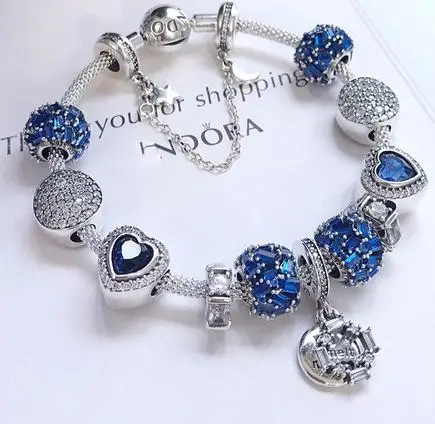 Женский браслет любовь Diy браслет из бисера для Pandora Модный Цветочный браслет ювелирные изделия на заказ DIY подарки для женщин серебряные ювелирные изделия 925