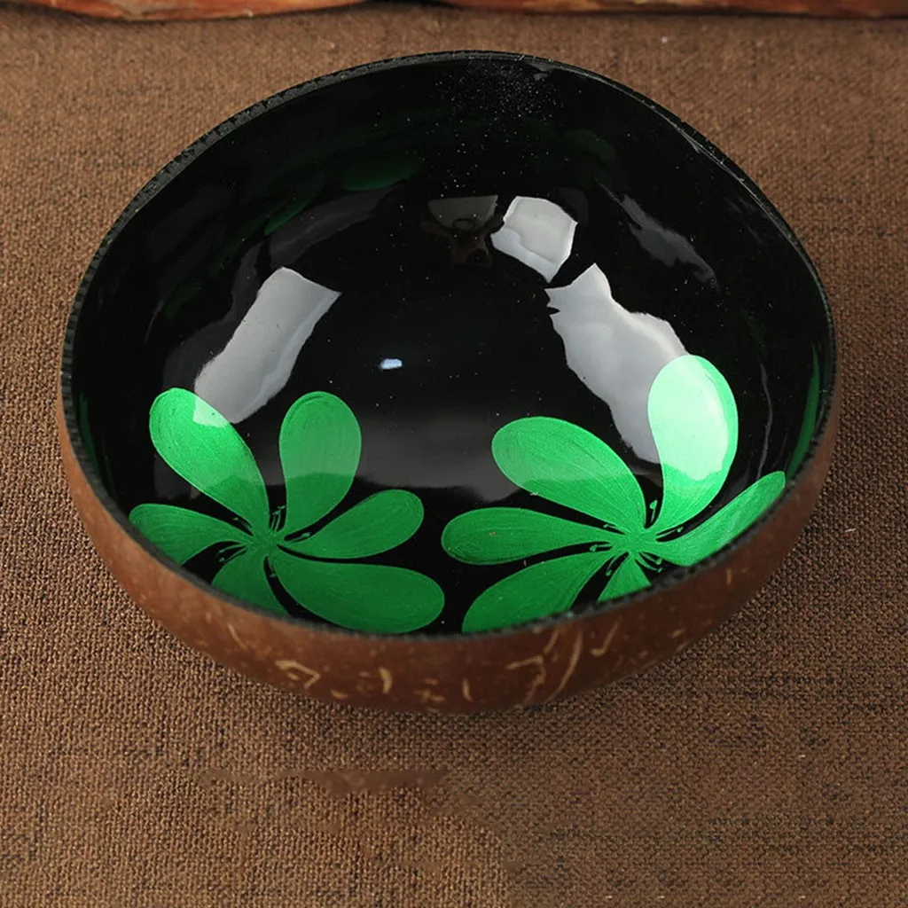 Натуральный кокос чаша для хранения ключей домашнее украшение ручной работы креативная чаша конфеты ёмкость для хранения лапша, рис миска из скорлупы кокоса