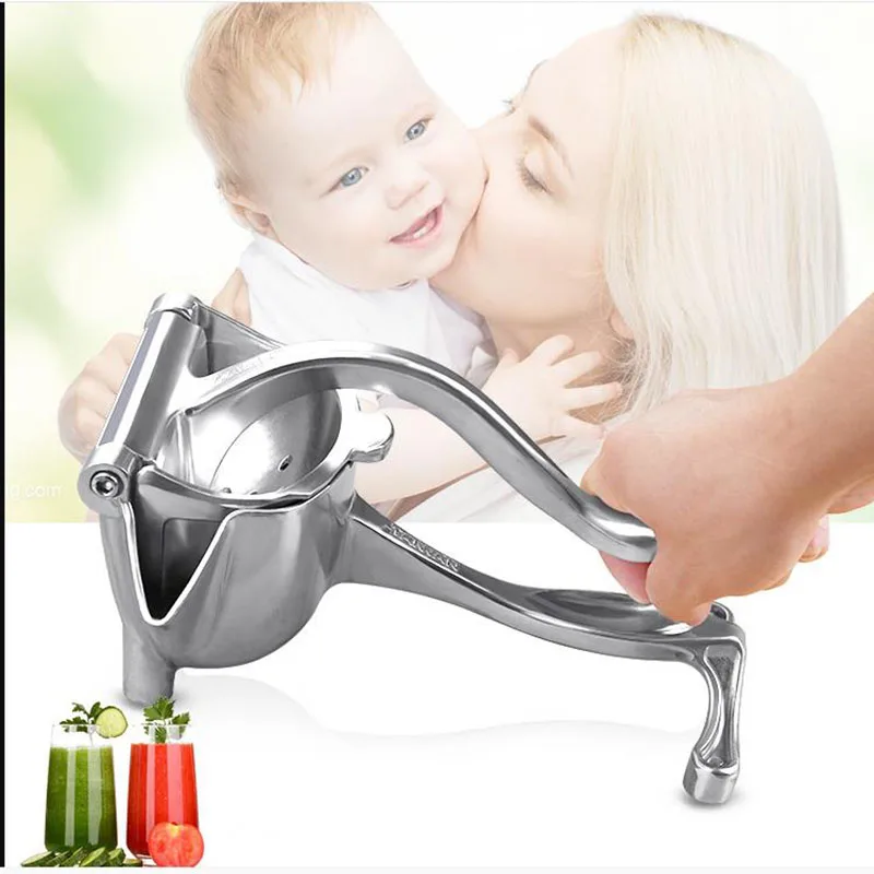 Aluminium Legierung Manuelle Handpresse Entsafter Orange Zitrone Obst Saft Squeezer Hohe Qualität Einfache Bedienung Saft Presse Squeezer|Entsafter| -