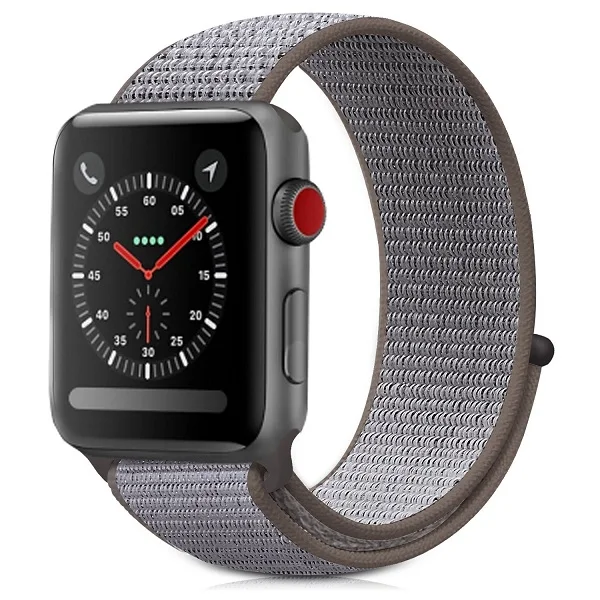 olive Спортивный Браслет-петля для Apple Watch 44 мм 42 мм 40 мм 38 мм светоотражающий тканый нейлоновый ремешок на запястье для iwatch серии 4/3/2/1 - Цвет ремешка: olive