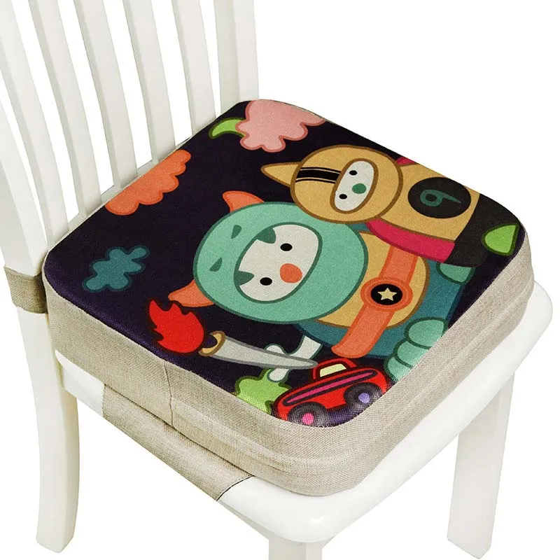 Детская обеденная Подушка, увеличивающая рост, Подушка для стула, регулируемый съемный стульчик для кормления, подушка для сиденья, стул для ухода за ребенком