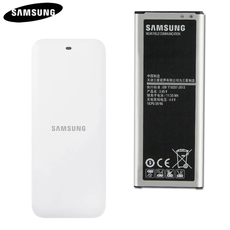 Оригинальная батарея+ подставка для подзарядки для samsung GALAXY NOTE4 N9100 N9108V N9106W Note 4 настоящая батарея с NFC 3000mAh